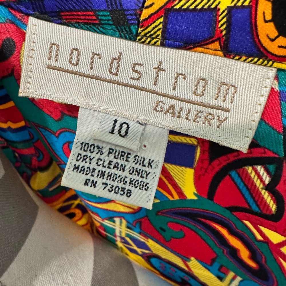 Nordstrom Multicolor Silk Blazer - Picture 4 of 6